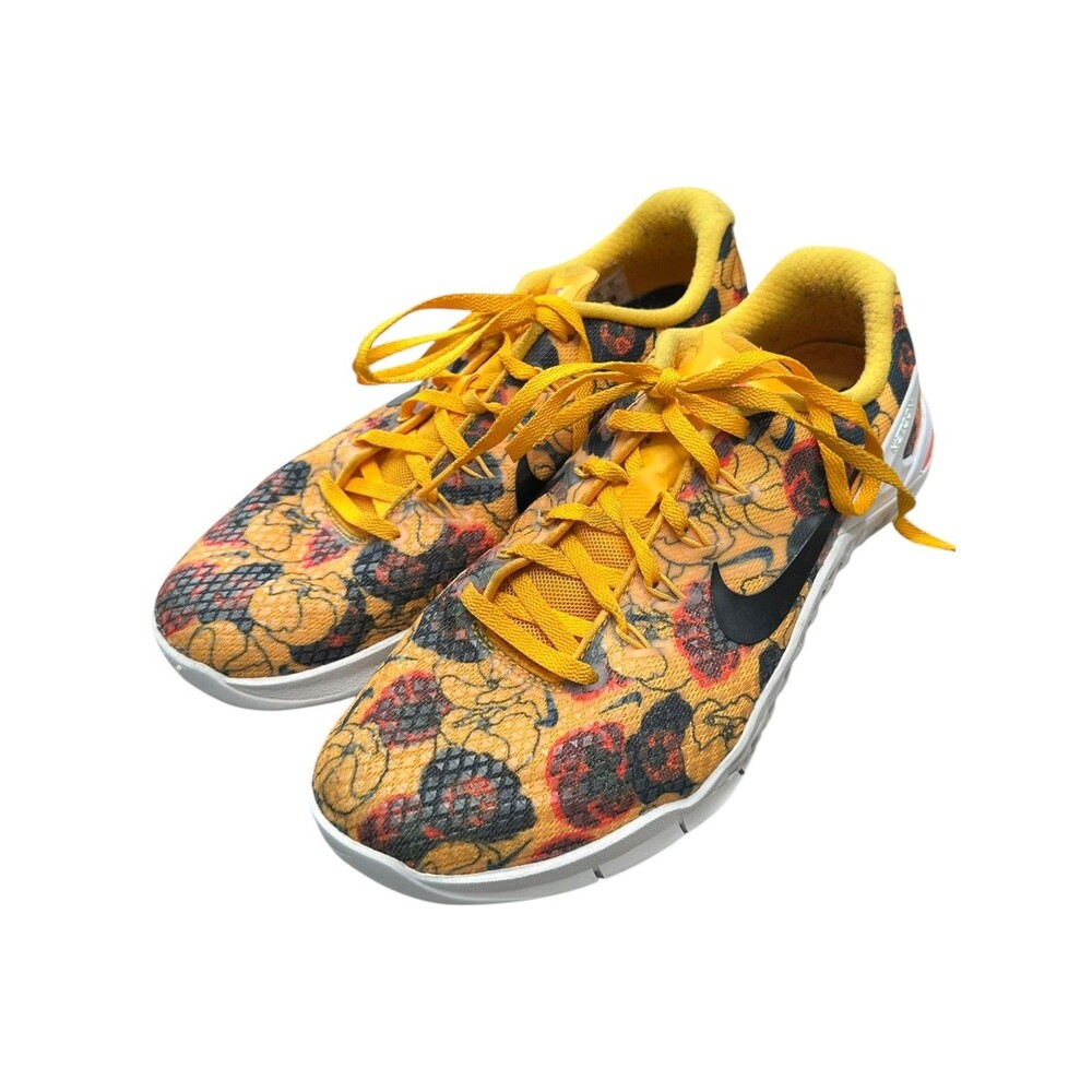 Nike Metcon 4 XD Premium Floral Gold Training Shoe Women’s 8 CrossFit HIIT